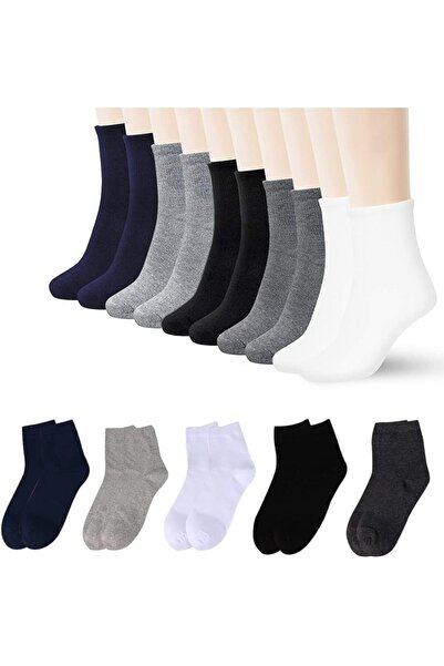 Yelajoy 3-Pairs Athletic Socks, Sport Running Calf Socks, Cushioned Breathabl...