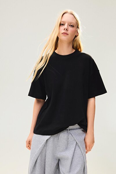 Bershka Kısa kollu oversize tişört