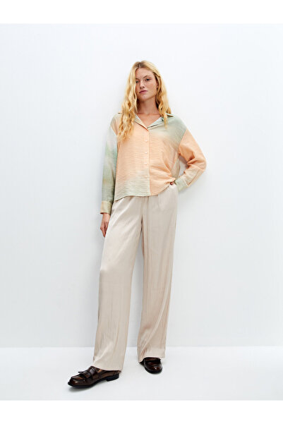 LC Waikiki Elastic Waist Satin Women's Trousers