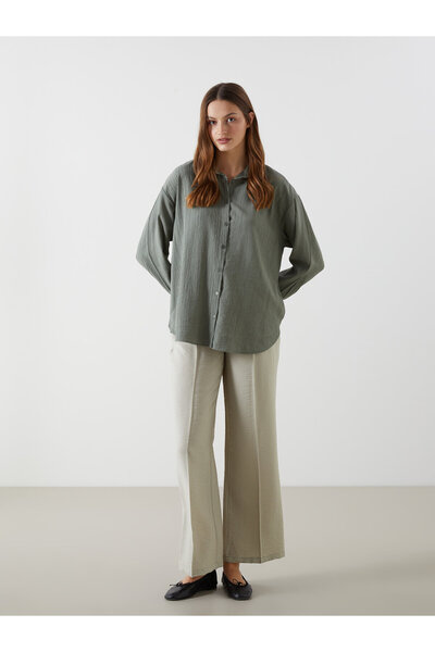 LC Waikiki Loose Fit Wide Leg Women's Trousers
