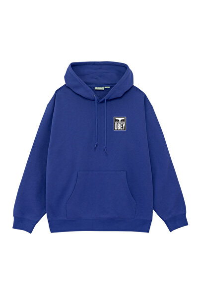 Obey Φούτερ με κουκούλα με σχέδιο ματιών Λιμόζ XL