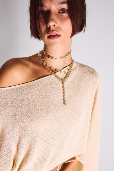 Bershka Madalyon kolye