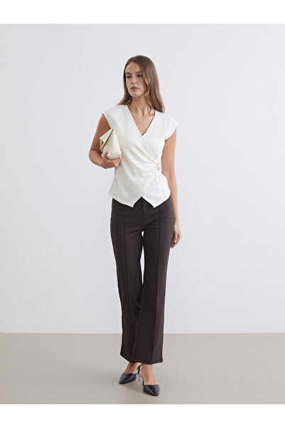 LC Waikiki Pantaloni de damă cu talie înaltă, stil spaniol