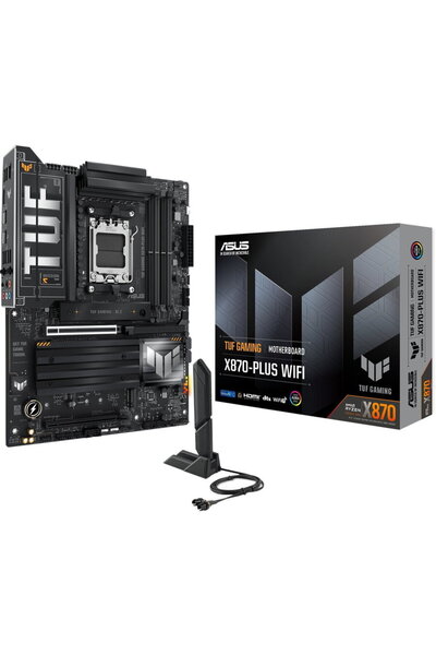 ASUS Placa de baza TUF GAMING X870-PLUS WIFI, ATX, Memorie suportata 192 GB D...