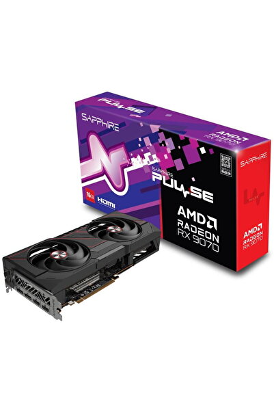 SAPPHIRE Placa video PULSE, AMD Radeon RX 9070, 16GB GDDR6, 256 bit