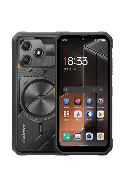 Blackview Telefon mobil FORT 100, Dual SIM, 6.56 inch, 128GB, 8GB RAM, 4G, Negru