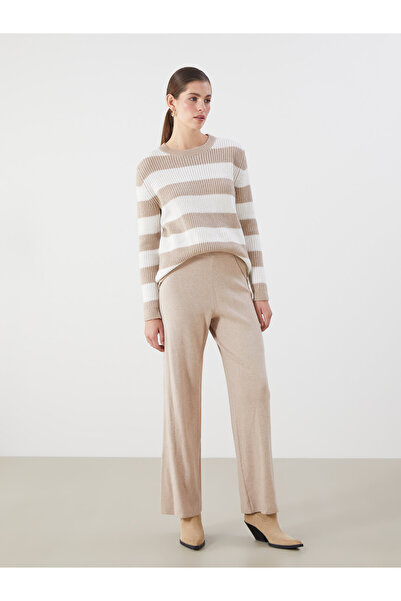 LC Waikiki Pantaloni tricotați de damă cu talie elastică