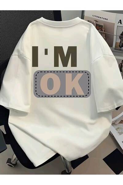 Ron8 Customized Printed Oversized Cotton T-Shirt with Round Neck