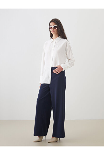LC Waikiki Elastic Waist Wide Leg Women's Trousers