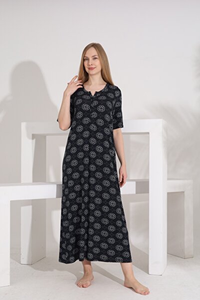 Etoile Bamboo Short Sleeve Ankle Length Dress 26223