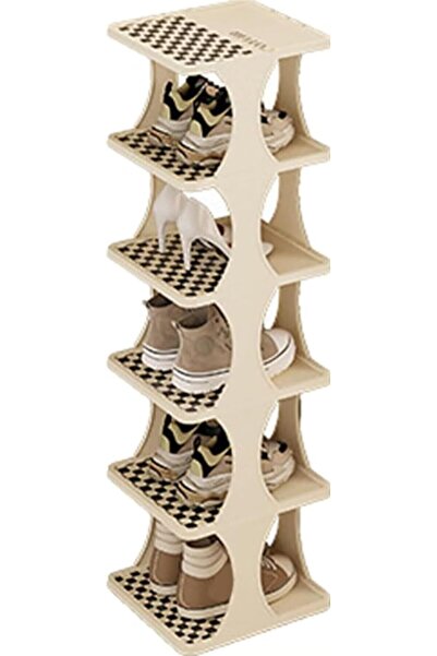 Yelajoy رف تخزين أحذية متعدد الطبقات، منظم موفر للمساحة لمدخل المنزل