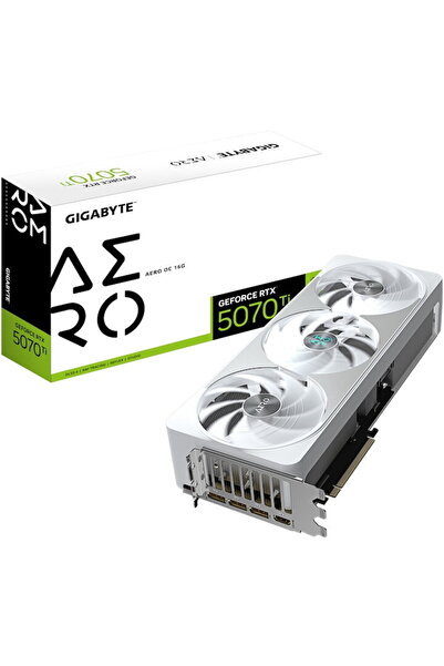 Gigabyte Placă video GeForce RTX™ 5070 Ti AERO OC, 16GB GDDR7, 256-bit
