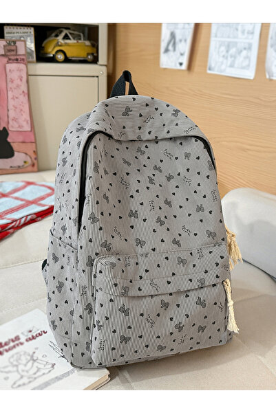 Take Two By Styli Graphic Print Zip Closure Backpack