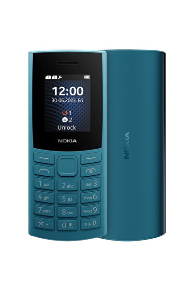 Nokia Telefon mobil 105 (2023), Dual SIM, 4G, 1450 mAh, Albastru