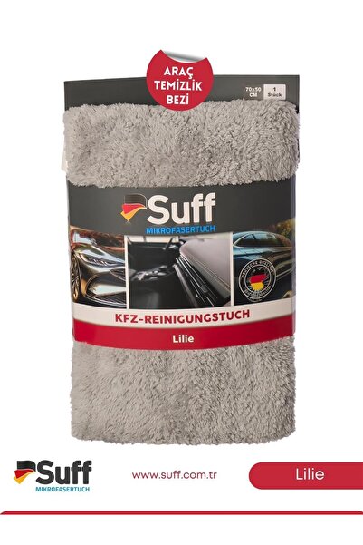Suff Lilie Mikrofiber Temizlik Bezi 70X50 cm Çok Amaçlı Oto & Ev Temizlik Bezi