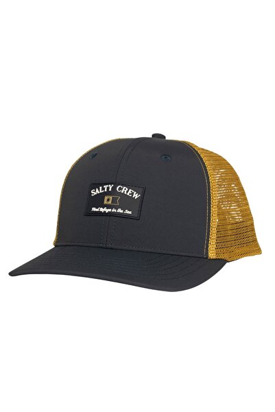Salty Crew STEADFAST ΡΕΤΡΟ ΚΑΠΕΛΟ ΤΡΑΚΕΡ ΣΕ ΣΚΟΥΡΟ ΓΟΥΝΤΑΛΑΚΙ