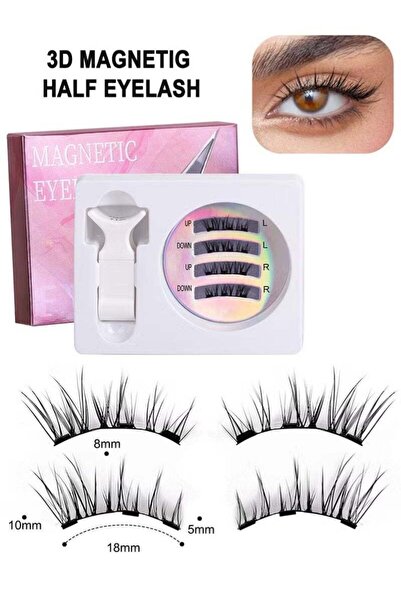 Yelajoy Reusable Magnetic Eyelashes Kit, Half Eye Natural Look, No Glue Neede...