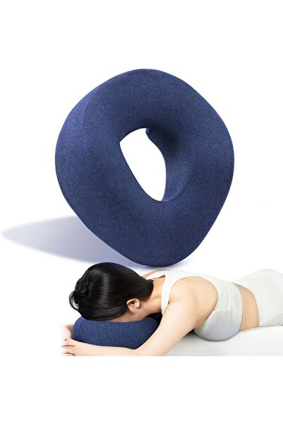 Yelajoy وسادة للوجه للأسفل، مسند رأس مريح للسرير، للتعافي بعد جراحة العين، با...