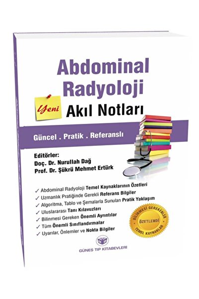 Güneş Tıp Kitabevleri Abdominal Radyoloji Akıl Notları