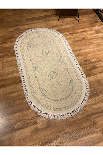 Dolce Vita Halı Regina 1400C Turkuaz Oval Halı