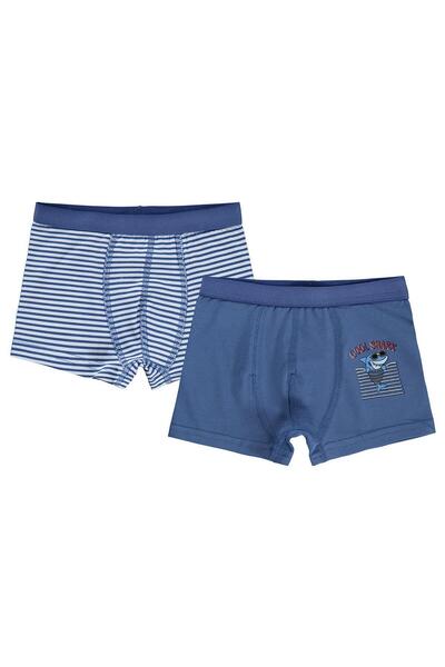 Civil Boys Shark 2-10 Years Old Boys' 2-Piece Boxer Shorts - Standard
