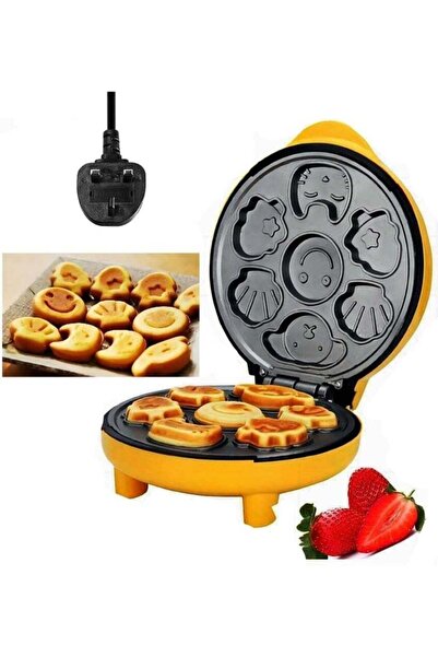 Yelajoy 1000W Electric Animal Waffle Maker, 7-Shape Nonstick Pancake Cooker