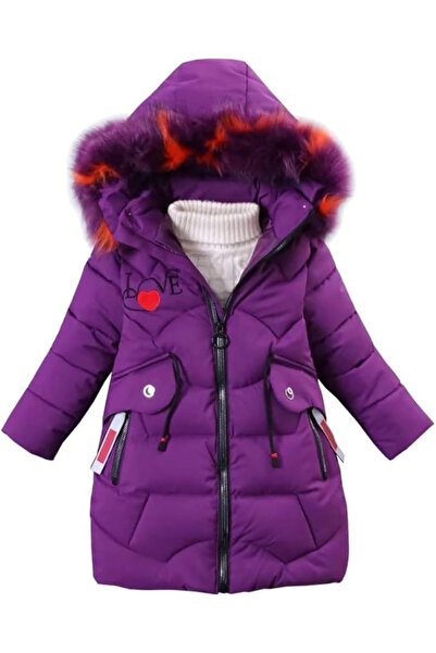 OEM Purple Winter Jacket for Kids, Lined 152-158 cm