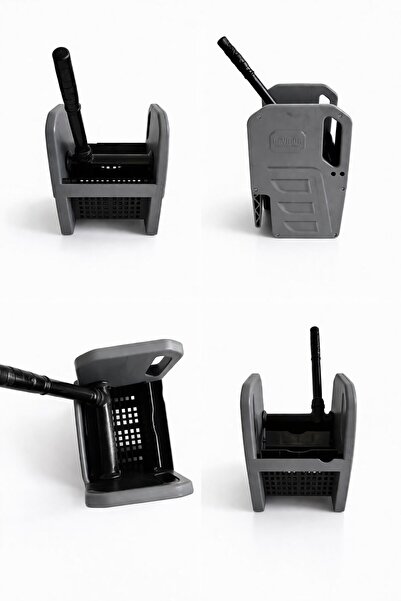 UMBEX PLUS Umbex-Çift Kovalı Krom Plastık Araba ve Tek Kovalı Temızlık Arabas...