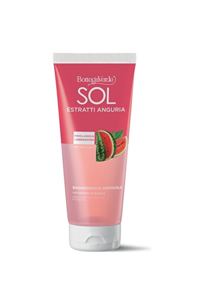 Bottega Verde Gel de duș după plajă cu extract de pepene roșu - Sol Estratti, 200 ML