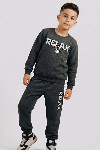 Breeze Σετ αθλητικής φόρμας για αγόρια με μουσικό θέμα και στάμπα ακουστικών,...