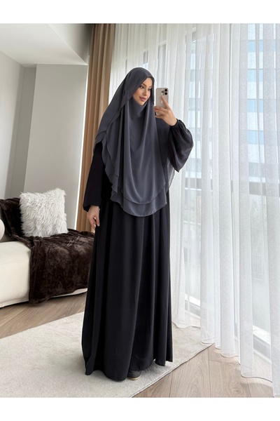 güliz hijab Gölgeli sifon sufle takım