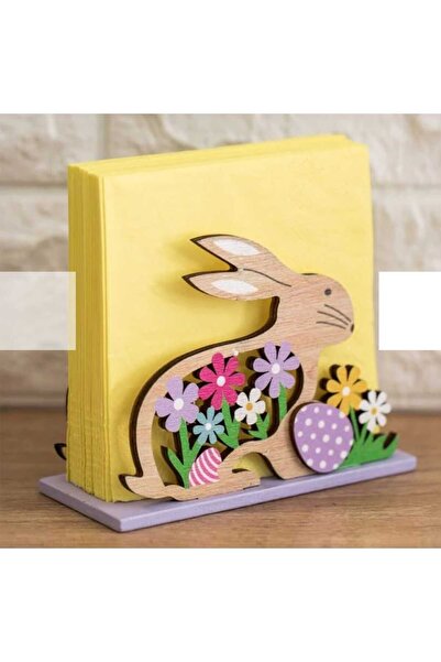 OEM Suport Servetele de Masa in Forma de Iepure de Paste cu Baza Colorata 12x...