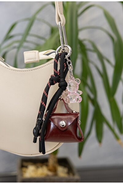WITH-W Mini Bag&Teddy Bear&String Accessory, Ornament, Bag Charm