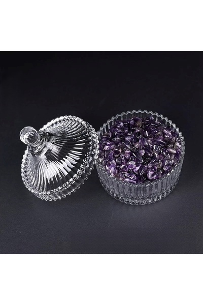 Generic Crystal Glass Bowl for Energy Purification - Includes 400g White Crys...