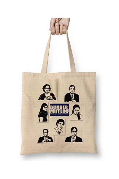 dekado Dunder Mifflin Paper Company Office Tote Bag Long Handle