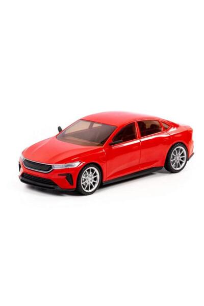 Polesie 73157 Elit-Platinum autoturism roșu cu mecanism inerțial în pungă