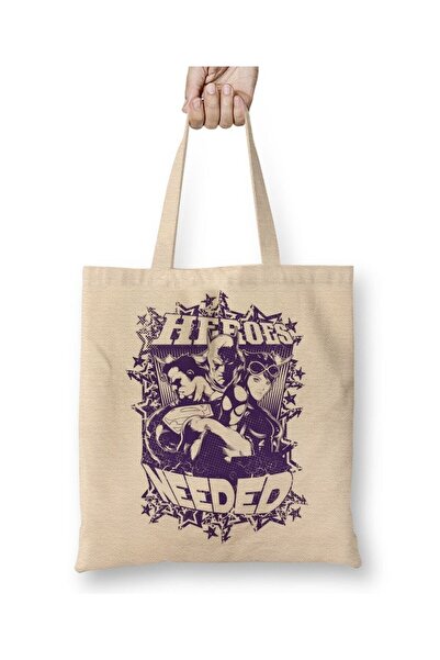 dekado Heroes Needed Tote Bag Long Handle