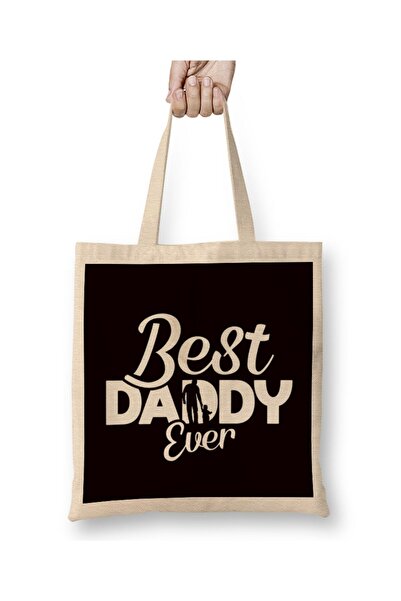 Generic Brand حقيبة يد Best Daddy Ever Dad Papa Father Poppa الأبوة Stepdad ب...