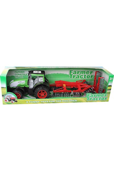 LeanToys Tractor Remorcă de tractor Mașină agricolă Ax cu tăietori Mașină de ...