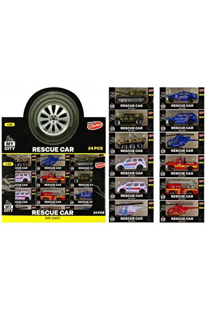 Mega Creative AUTO RESCUE MET 11X5X4 MY CITY MC N24/384/76
