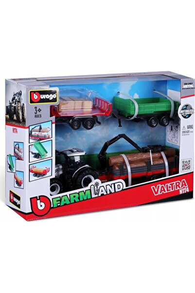 BBURAGO *BBURAGO TRAKTOR Valtra N174+ 3 trailers