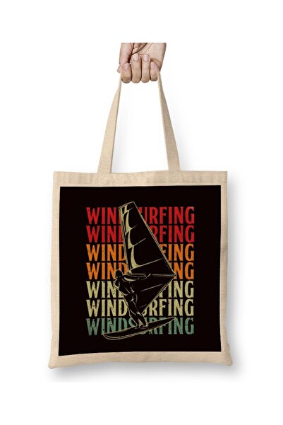 dekado ريترو Windsurfing Vintage Windsurfer Sailboarding Ocean Wave حقيبة حمل...