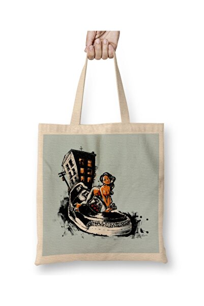 dekado Air the Old Woman Who Lived in a Shoe Cloth Bag with Long Handle