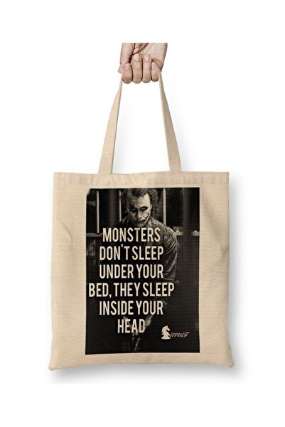 dekado Frases Do Coringa Cloth Bag Long Handle