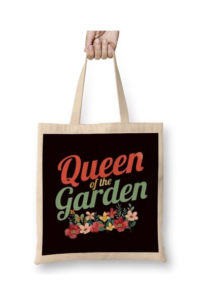dekado حقيبة قماش من Queen Of Garden Flowers Plants Planting Gardening Garden...