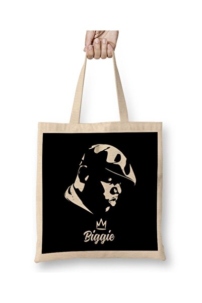 Generic Brand Biggie The Notorious Big Tote Bag Long Handle