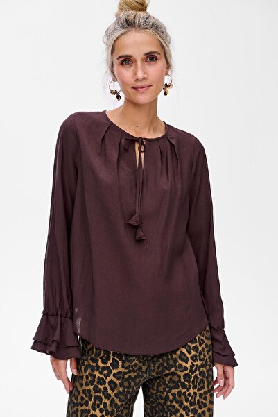 Other Bluză de damă Louise, maro închis, 42