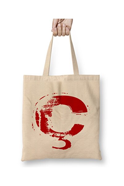 dekado Letter O Cloth Bag with Long Handle