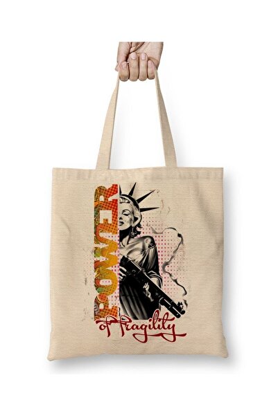 dekado F Fragility Cloth Bag Long Handle