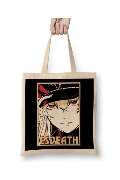 dekado Akame Ga Kill Esdeath 01 حقيبة قماش بمقبض طويل